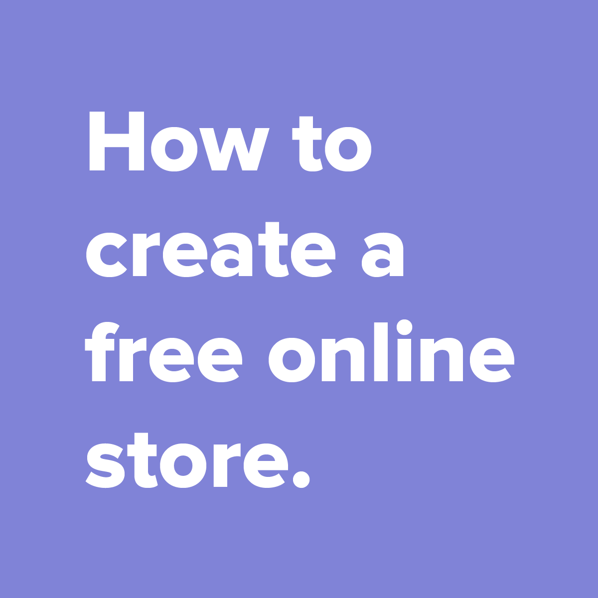Find products to sell in your free online store
